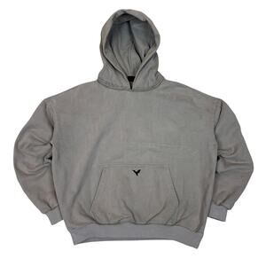 Ditch LA Blank Pullover Hoodie Ash Men's Medium French Terry 500 GSM
